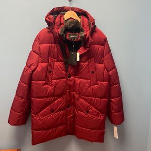 Bugatchi Red Winter Coat